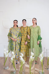 3 PIECE - DIGITAL PRINTED CAMBRIC SUIT S107831