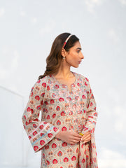 2 Piece - Embroidered Cambric Suit S109446