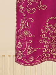 3 Piece - Pure Raw Silk Embroidered Suit S109516