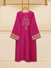 3 Piece - Pure Raw Silk Embroidered Suit S109516