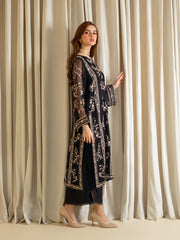 2 Piece - Embroidered Chiffon Suit S109839
