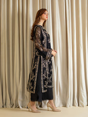 2 Piece - Embroidered Chiffon Suit S109839