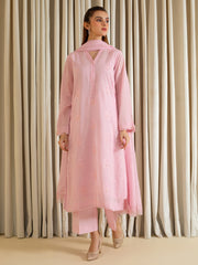3 Piece - Embroidered Swiss Voile Suit S109846