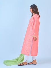 2 Piece - Pure Embroidered Cambric Suit S109856