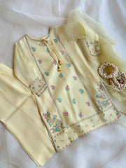 (Kids) 3 Piece - Pure Cotton Net Suit FKD-010