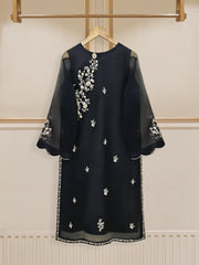 3 Piece - Pure Organza Embroidered Suit S110164