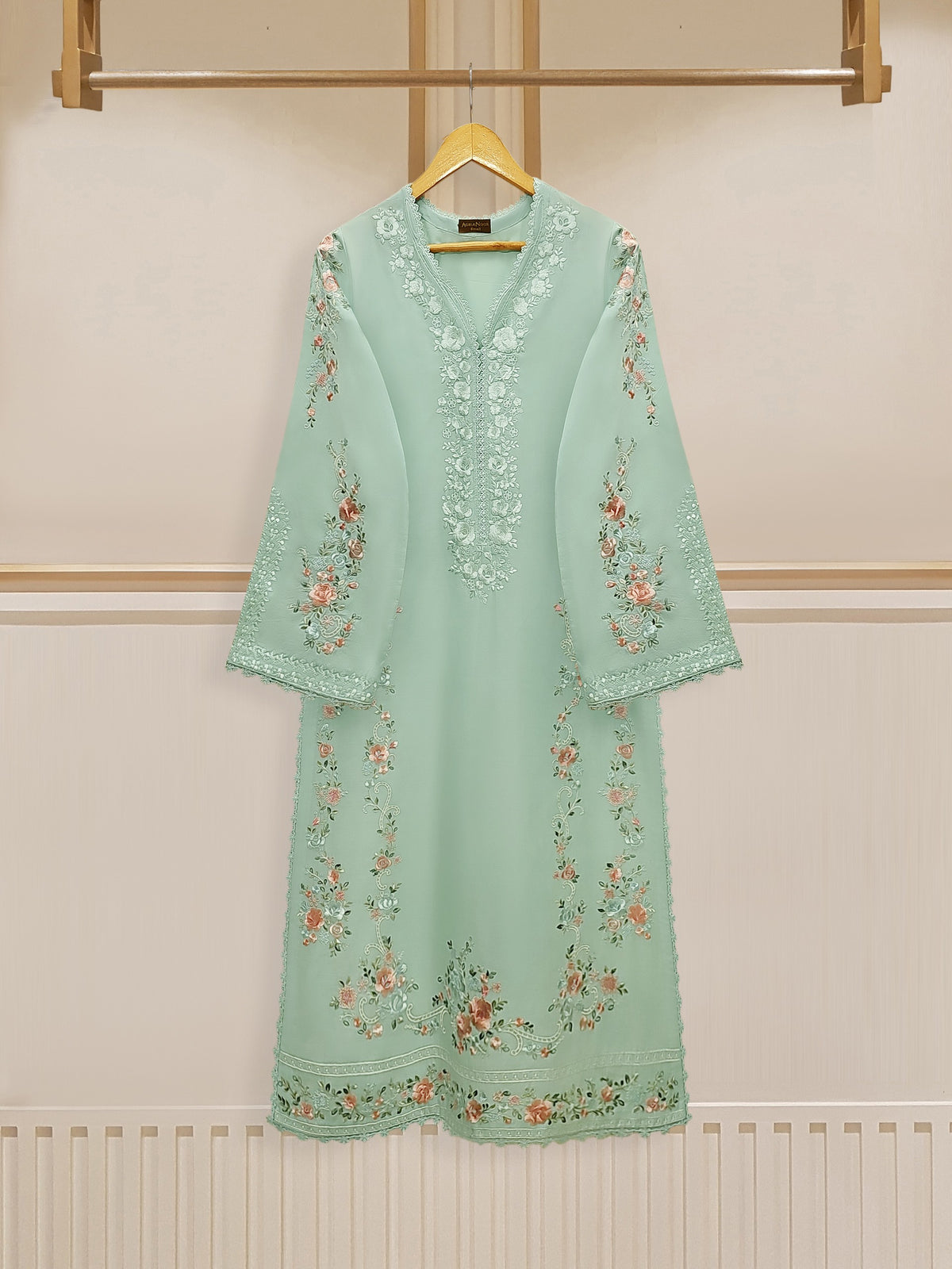 2 Piece - Embroidered Cambric Suit S110312