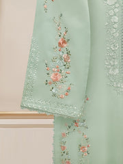 2 Piece - Embroidered Cambric Suit S110312