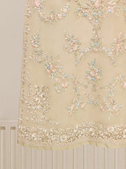 2 Piece - Pure Organza Embroidered Suit S110426