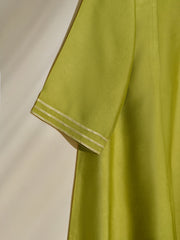 3 Piece- Pure Silk Net Embroidered Suit S110462