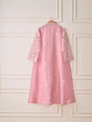 3 Piece - Pure Organza Embroidered Suit S110410