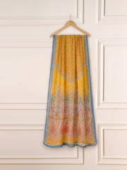3 Piece - Pure Cotton Net Embroidered Suit S111234