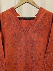 2 Piece - Pure Embroidered Lawn Frock S111629