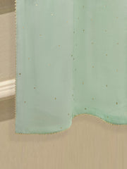 3 Piece - Pure Organza Embroidered Suit S111701
