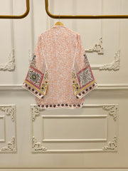 2 Piece- Printed Silk Co-ord Set S111790