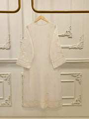 3 Piece - Pure Embroidered Cotton Net Suit S112354