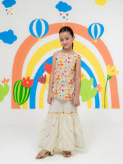 (Kids) - 2 Piece Digital Printed Lawn Suit FKD-033