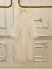 2 Piece - Pure Embroidered Cotton Net Suit S112453