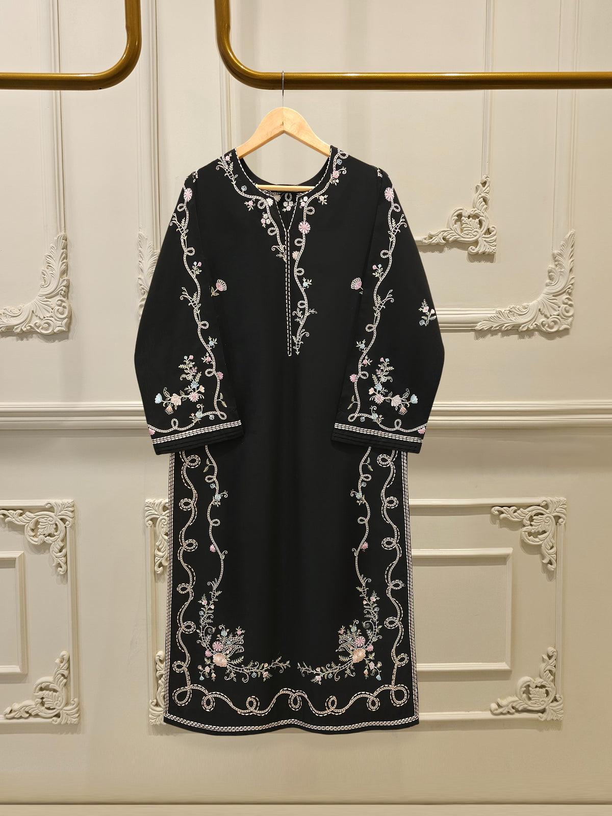 2 Piece - Embroidered Cambric Suit S112456