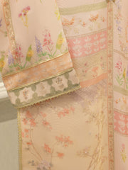 3 Piece - Pure Embroidered Cotton Net Suit S112478