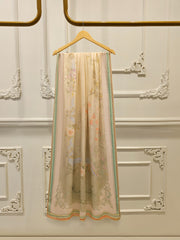 3 Piece - Pure Embroidered Cotton Net Suit S112478