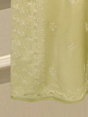 3 Piece-  Pure Embroidered Sheesha Silk Suit S112570