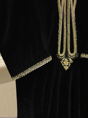 3 Piece - Embroidered Velvet Suit S112731