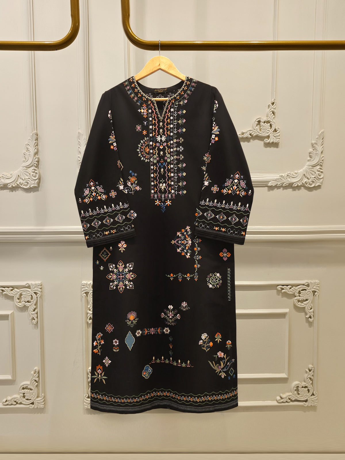 2 Piece - Embroidered Cambric Suit  S112805