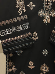 2 Piece - Embroidered Kora Cotton Suit  S112807