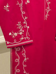 2 Piece - Embroidered Cambric Suit S112506