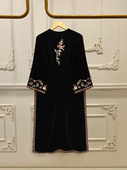 3 Piece - Embroidered Velvet Suit S112852