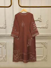 3 Piece-  Pure Embroidered Sheesha Silk Suit S112858