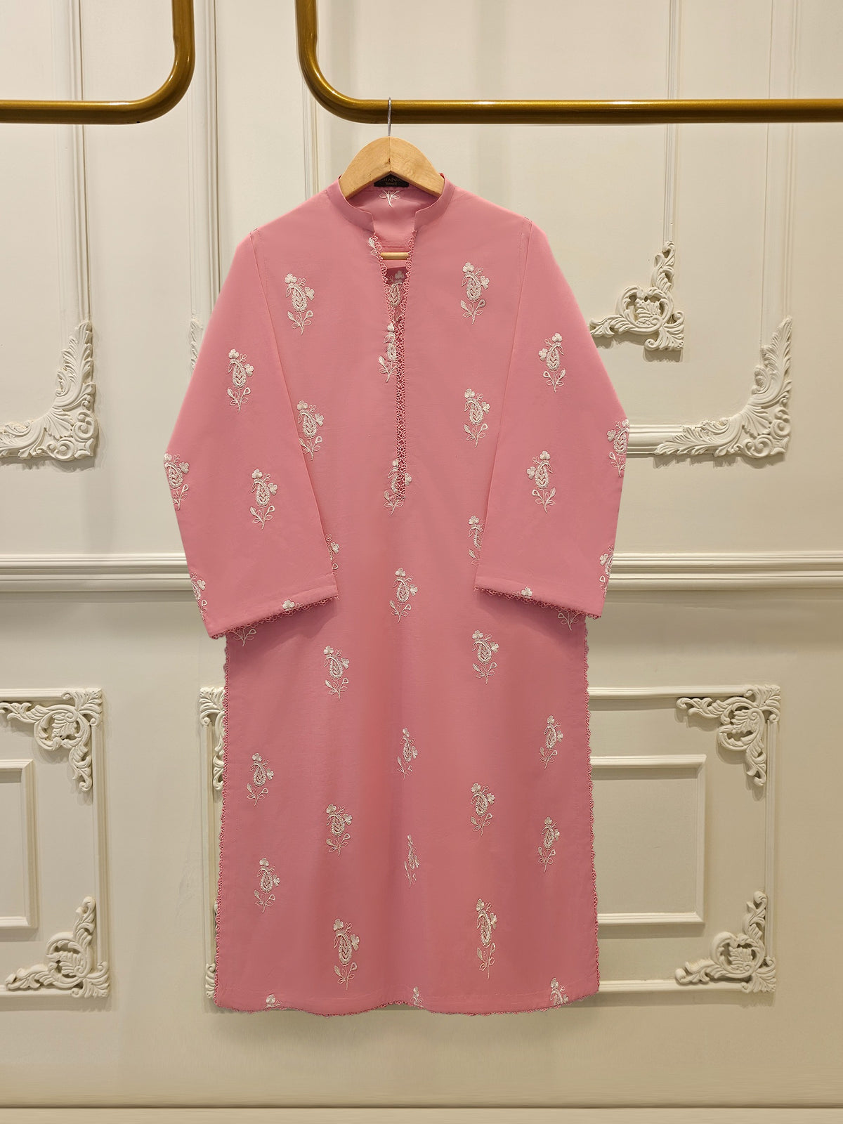 2 Piece - Embroidered Cambric Suit  S112936