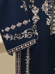 2 Piece- Pure Korean Silk Embroidered Suit S112937