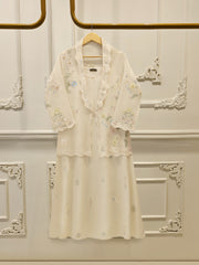 Pure Embroidered Cotton Net Shirt S112911