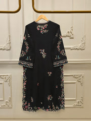 3 Piece- Pure Khaddi Silk Embroidered Suit S112991