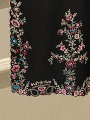 3 Piece- Pure Khaddi Silk Embroidered Suit S112991