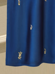 Pure Embroidered Sheesha Silk Shirt S113078