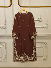 3 Piece - Pure Embroidered Cotton Net Suit S113077