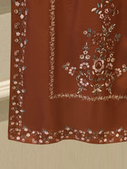 3 Piece - Pure Embroidered Cotton Net Suit S113221