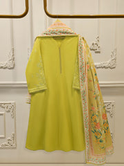 3 Piece - Embroidered Cambric Suit S113232
