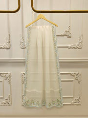 3 Piece - Pure Embroidered Cotton Net Suit S113239