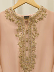Pure Embroidered Sheesha Silk Shirt S113360