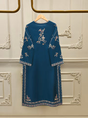 3 Piece - Pure Khaddi Silk Embroidered Suit S113242