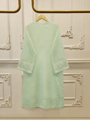 (Unstitched) 3 Piece - Pure Embroidered Cotton Net Suit S113612