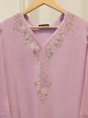 Pure Embroidered Cotton Net Shirt S113802