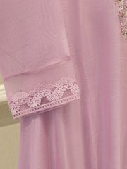 Pure Embroidered Cotton Net Shirt S113802