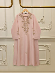 Pure Embroidered Sheesha Silk Shirt S113886