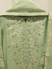 2 Piece - Embroidered Kora Cotton Suit  S113893