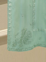 3 Piece - Pure Embroidered Cotton Net Suit S113911